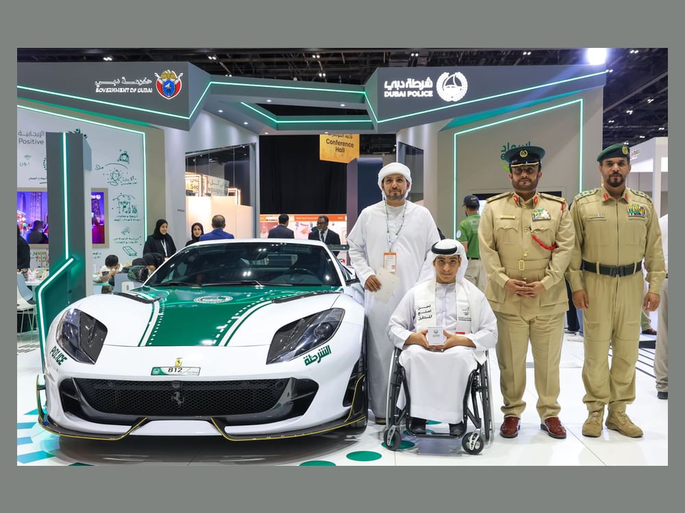 Dubai Police equips 'Ferrari Mansory' with smart bag to serve people of determination