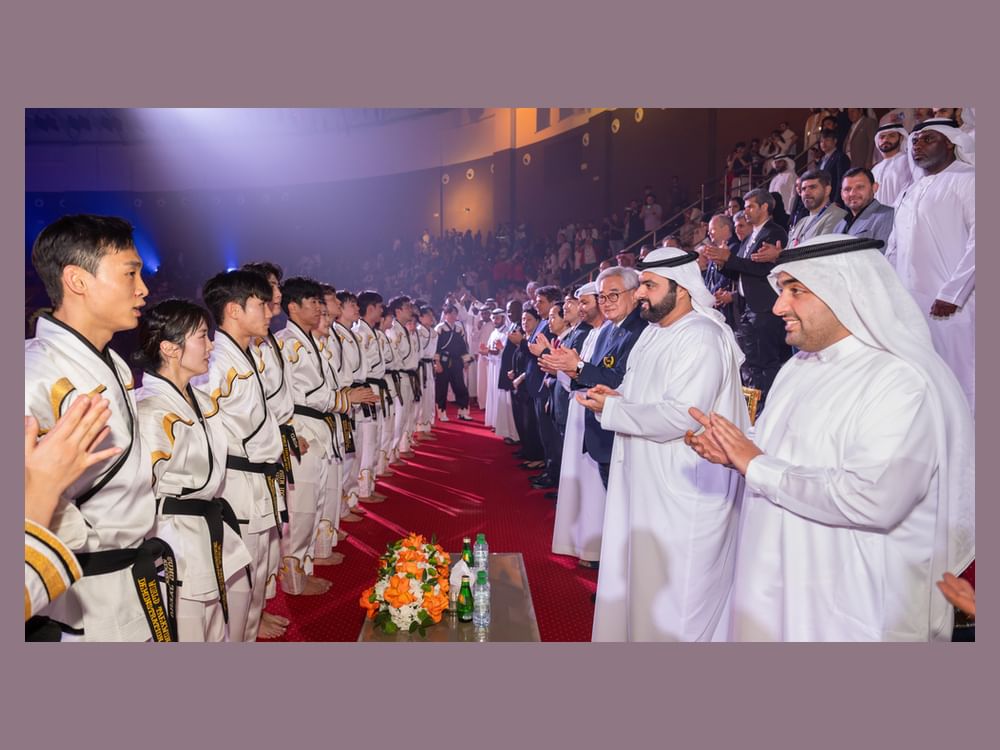 Crown Prince of Fujairah attends opening of World Taekwondo Cadet Championships 2025