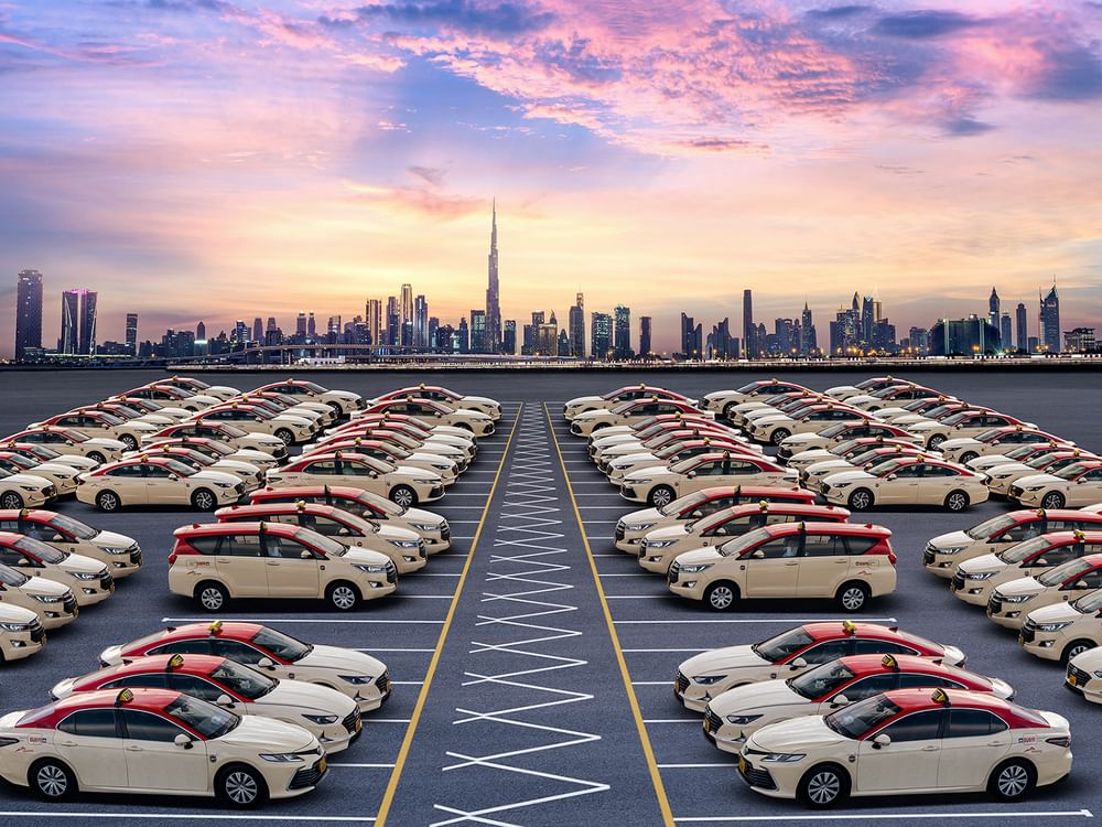 Dubai Taxi Company anuncia a expansão da frota de táxis nos aeroportos de Dubai; 350 novos táxis ecológicos são adicionados
