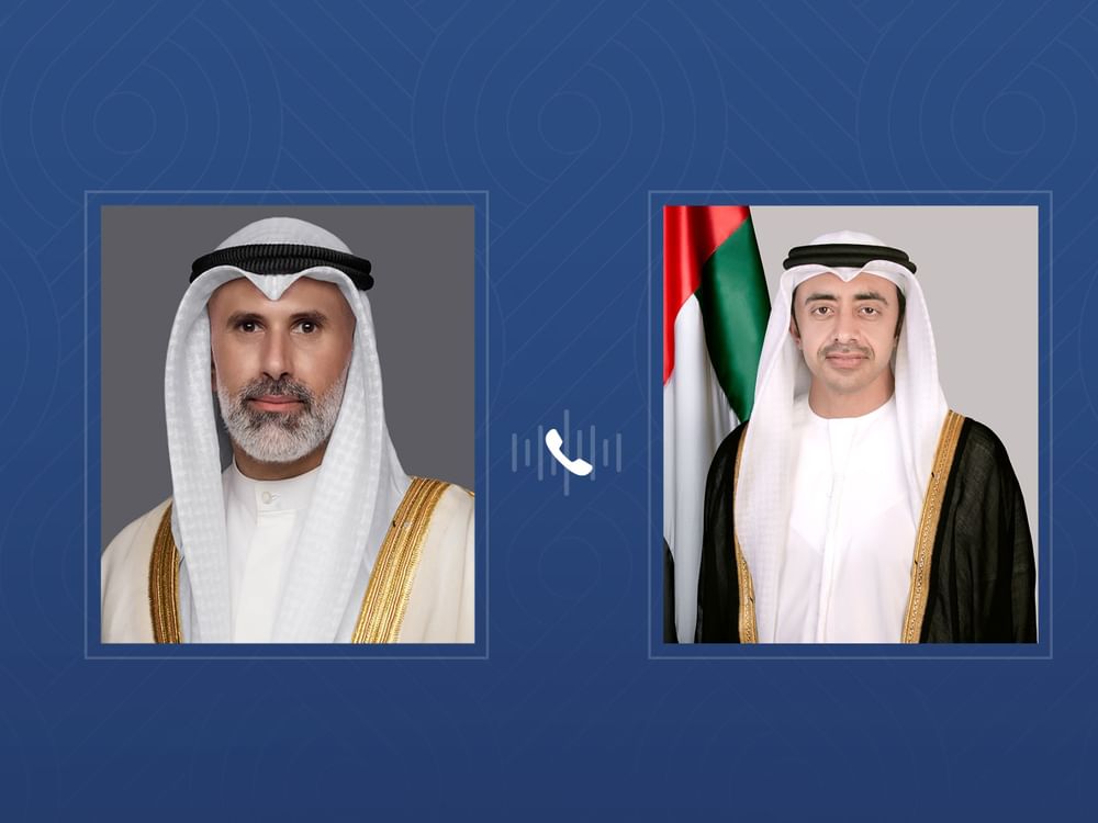 El ministro de Exteriores de Kuwait condena en una llamada con Abdullah bin Zayed el plan terrorista contra Emiratos