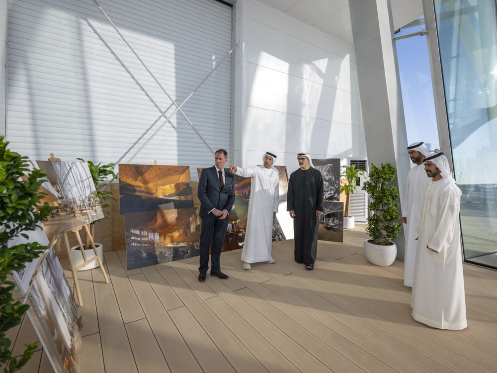 Khaled bin Mohamed bin Zayed witnesses launch of Dar al Funoon Abu Dhabi development project near Saadiyat Cultural District