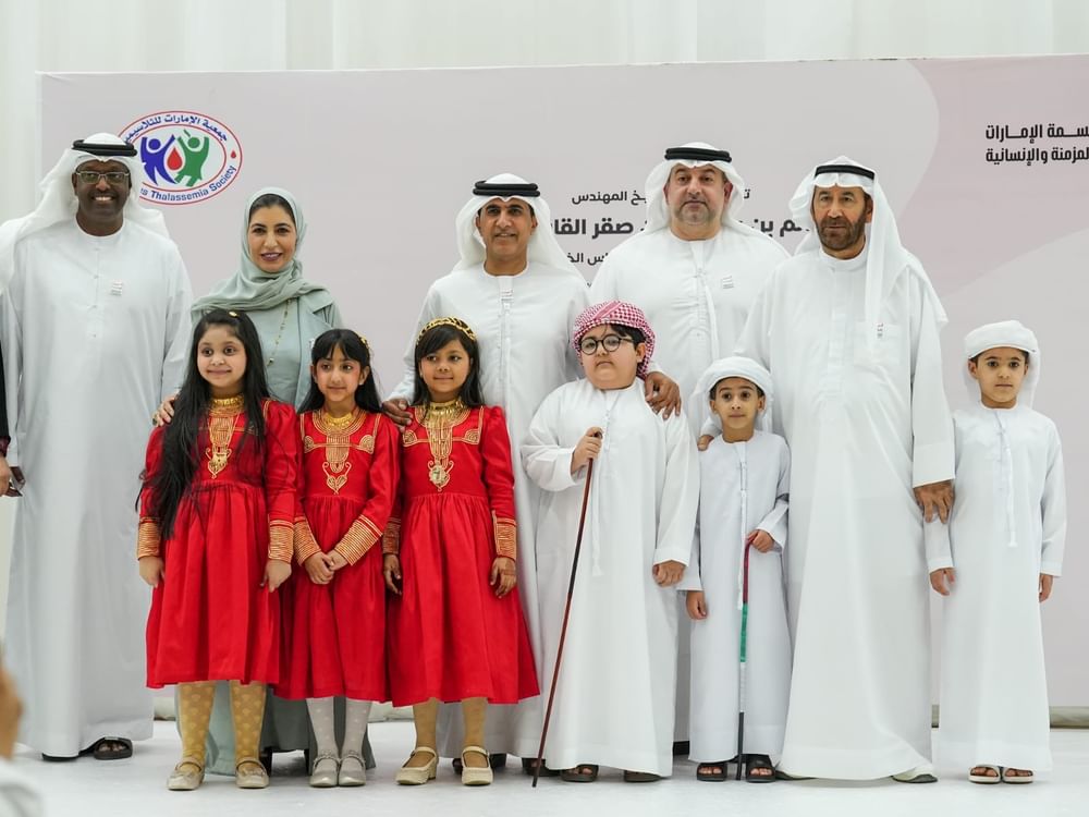 سالم بن سلطان القاسمي يشهد احتفالا باليوم العالمي للثلاسيميا 