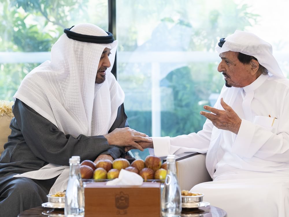 UAE President visits Ruler of Ajman
