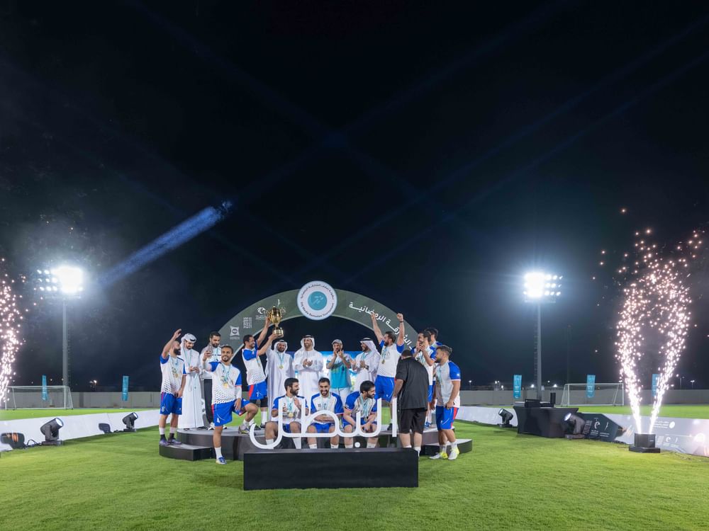 سلطان بن أحمد القاسمي يتوج "الشارقة للإذاعة والتلفزيون" بطلا لبطولة إعلام الشارقة الرمضانية