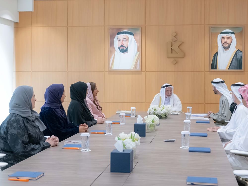 Sharjah Ruler meets President of Emirates Writers Union