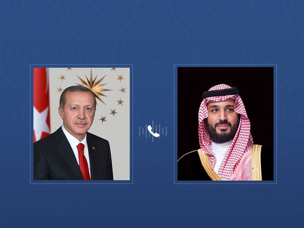 ولي العهد السعودي وأردوغان يؤكدان ضرورة خفض التصعيد وضبط النفس