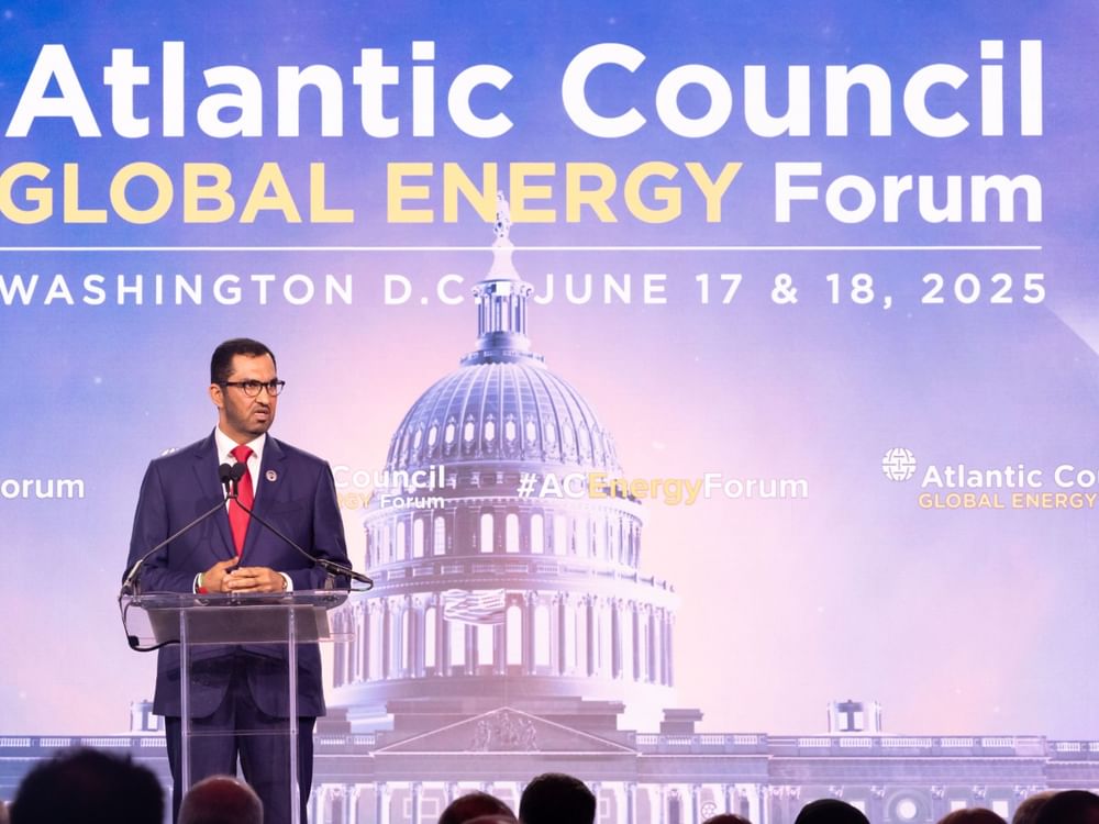 Sultan Al Jaber participates in Atlantic Council Global Energy Forum in Washington