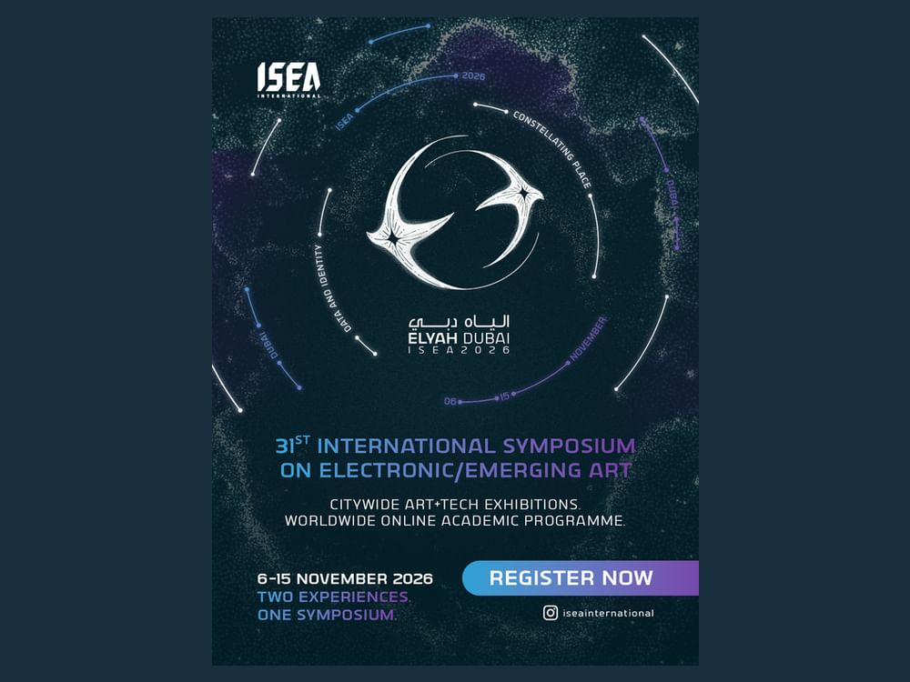 Dubai Culture opens registration for ISEA2026 Dubai