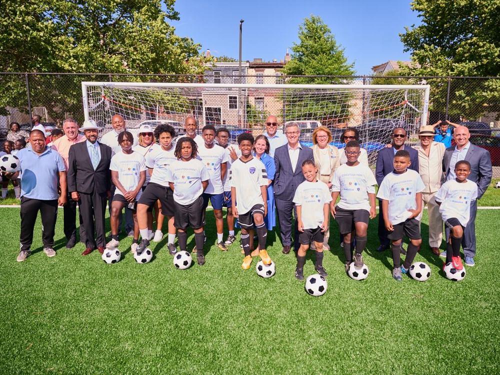 UAE Embassy, Children's Hospital of Philadelphia, Philadelphia Parks & Recreation bring spirit of soccer to Conestoga Park in West Philadelphia
