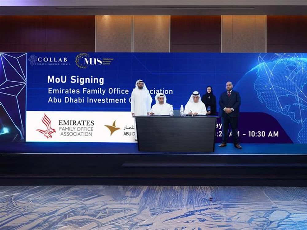 Abu Dhabi Investment Office, Emirates Family Office Association sign agreement