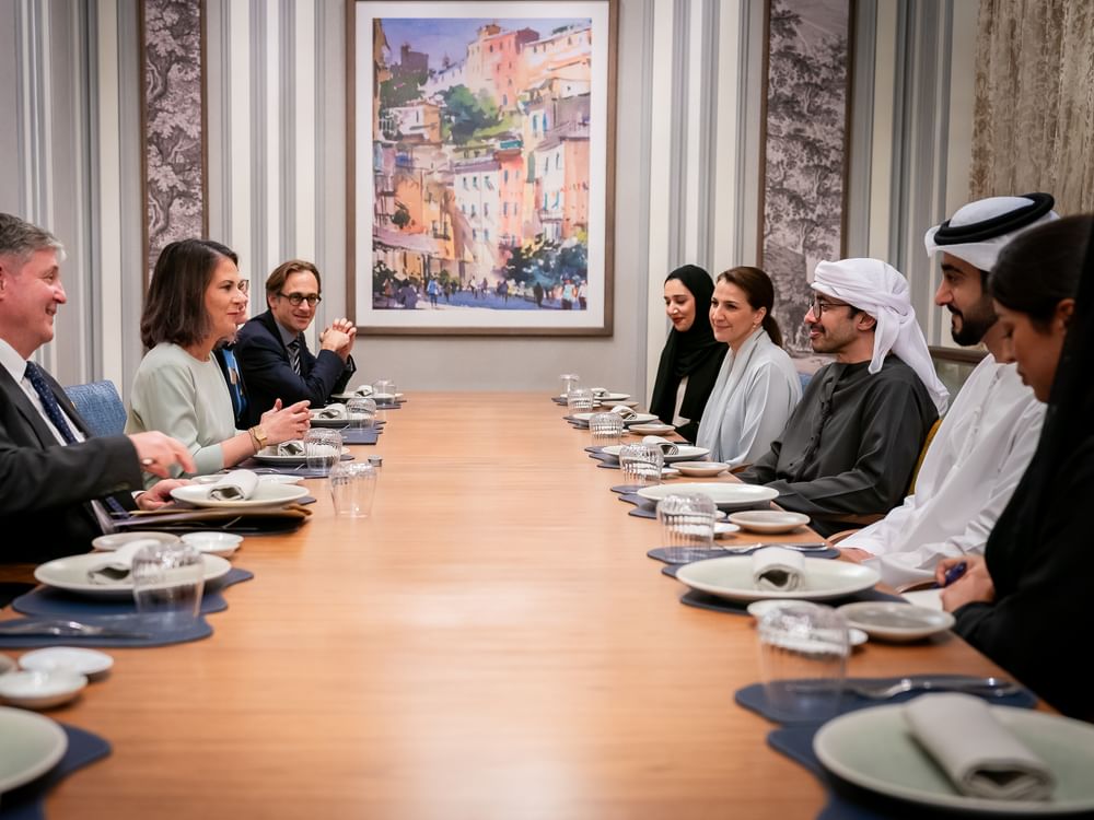 Abdullah bin Zayed receives Federal Minister for Foreign Affairs of Germany