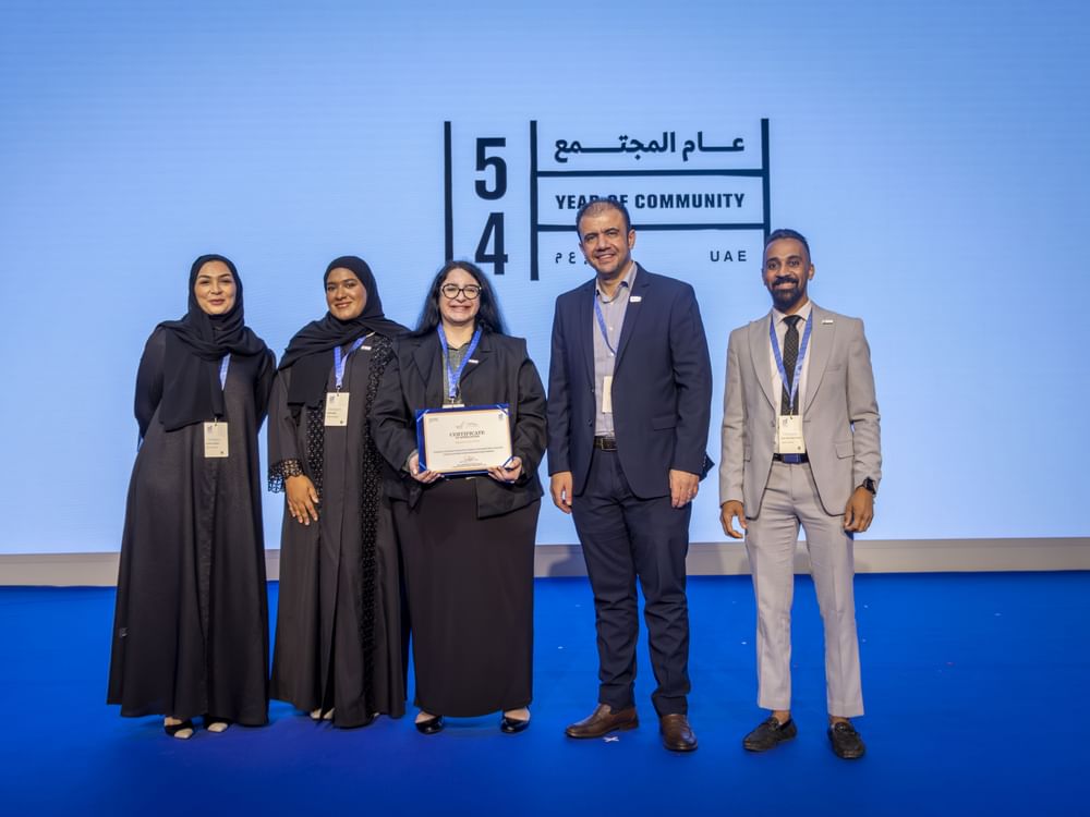 جامعة عجمان تفوز بـ"أفضل مشروع جامعي" ضمن تحدّي مجرى "الأثر المستدام"