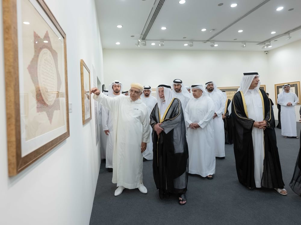 Sultan Al Qasimi inaugurates 12th Sharjah Calligraphy Biennale