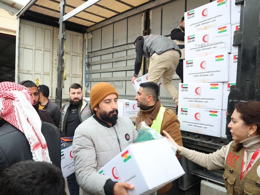 10 000 personnes bénéficient de l'aide hivernale d’ERC au Kurdistan, en Irak