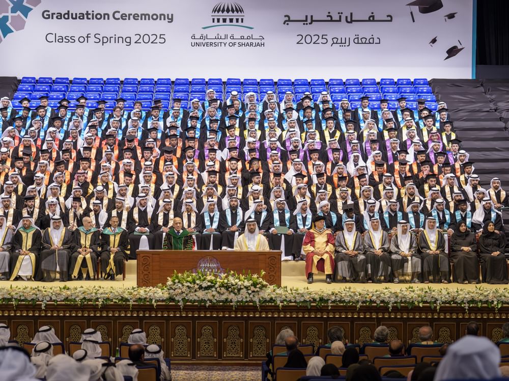 Sultan bin Ahmed attends Sharjah University 2025 graduation