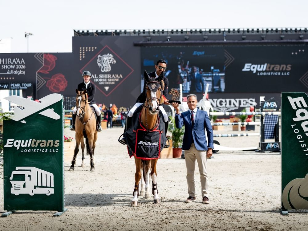 الفارس عمر المرزوقي يتصدر" جولة اللؤلؤة " في دولية الشراع لقفز الحواجز 