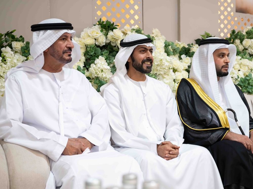 Khalifa bin Tahnoon bin Mohammed attends Ahmed Abdullah Al Ketbi wedding reception