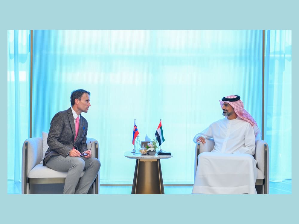 Ajman Crown Prince discusses cooperation with Slovak Ambassador