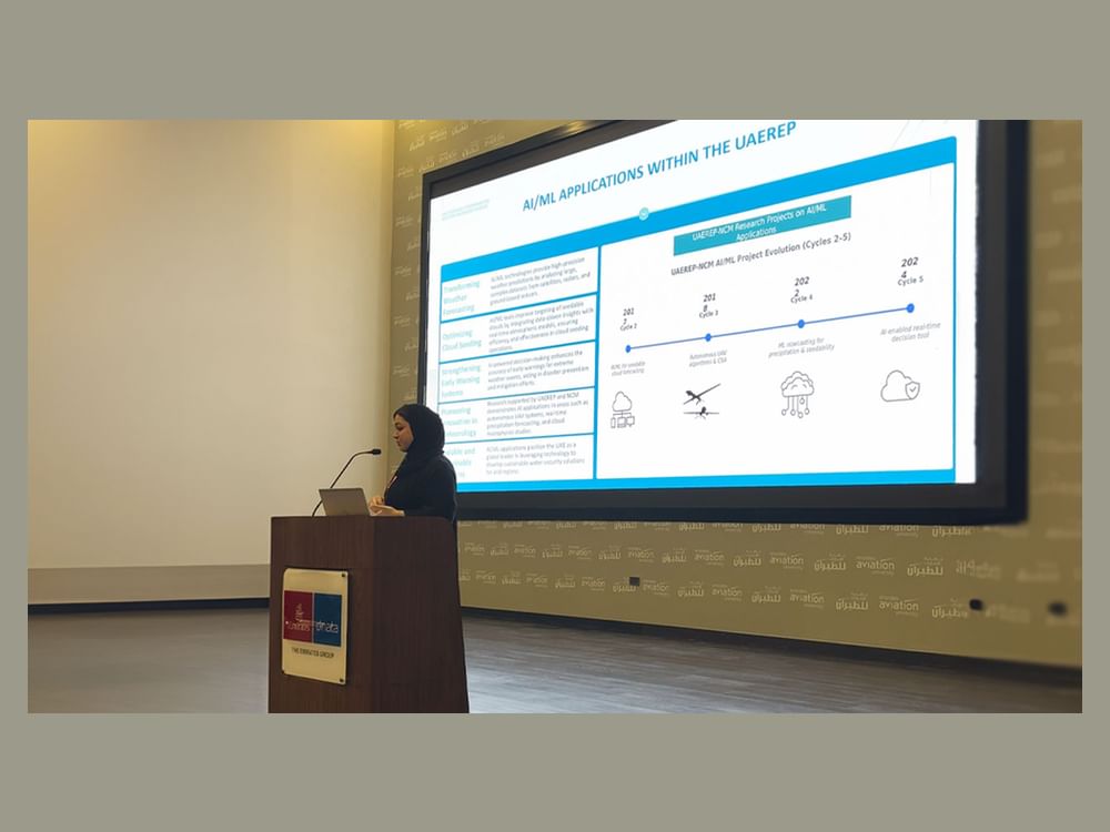 UAEREP highlights AI's role in rain enhancement at ICADAA 2025