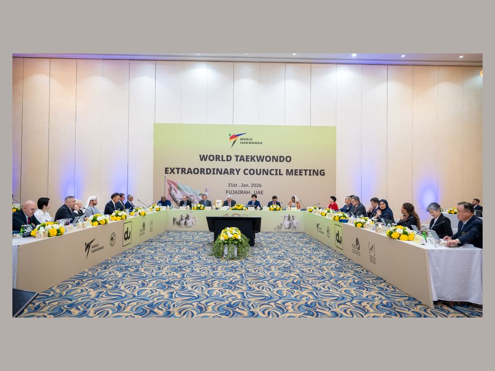 اجتماع استثنائي للمكتب التنفيذي للاتحاد الدولي للتايكواندو في الفجيرة 