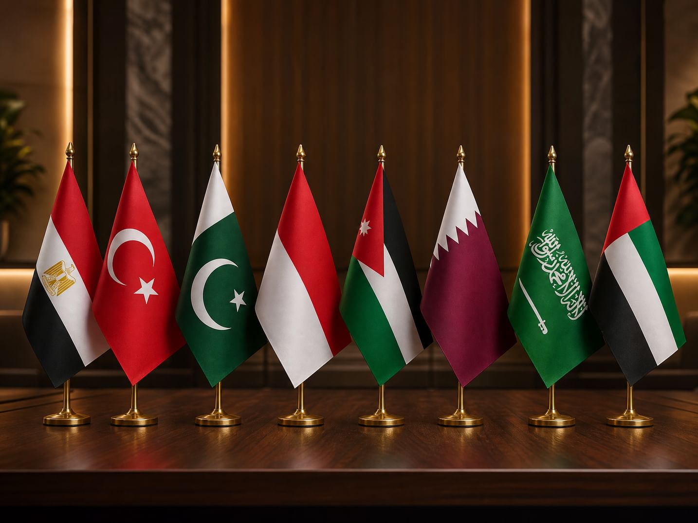 Joint Statement by Ministers of Foreign Affairs of UAE, KSA, Qatar, Jordan, Indonesia, Pakistan, Türkiye, and Egypt