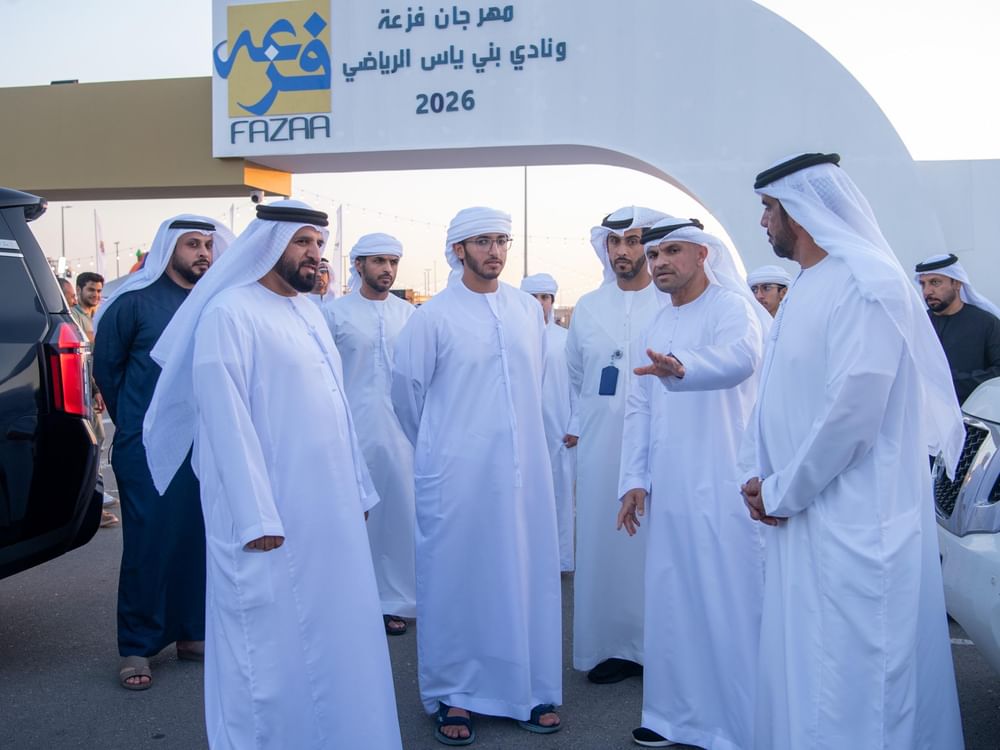 بحضور خليفة بن سيف بن زايد.. انطلاق فعاليات مهرجان فزعة ونادي بني ياس الرياضي الثقافي الثالث في أبوظبي