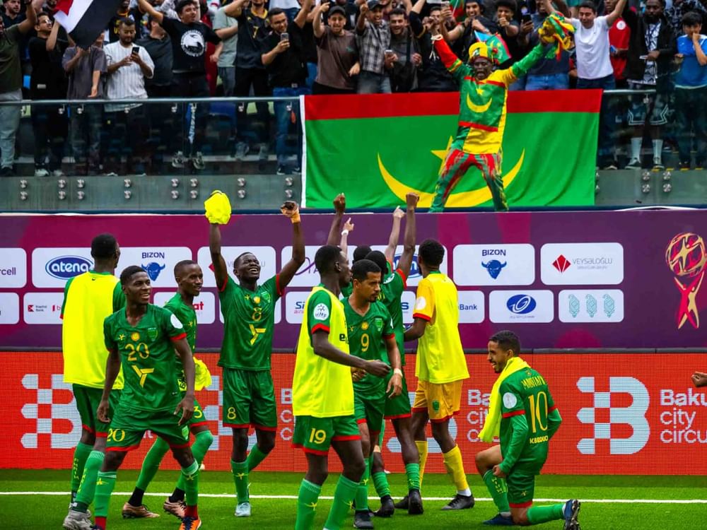 موريتانيا وإنجلترا يواجهان المجر وأذربيجان في ربع نهائي مونديال" الميني فوتبول"