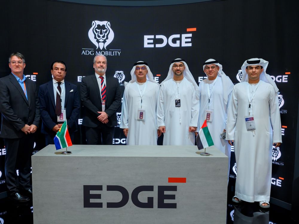 EDGE firma un acuerdo con ADG Mobility para fabricar equipos especializados de sistemas terrestres en Emiratos