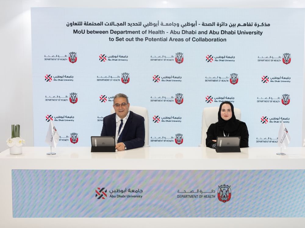 Department of Health – Abu Dhabi and Abu Dhabi University forge partnership on life sciences and innovation