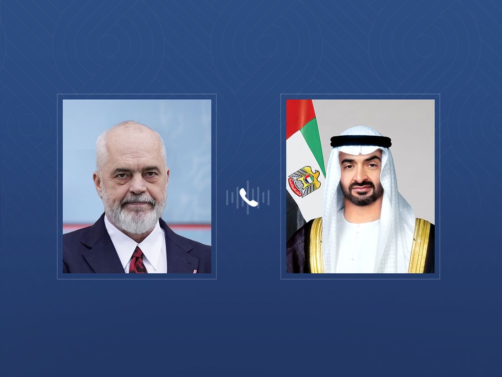 UAE President receives phone call from Albanian Prime Minister to discuss regional escalation