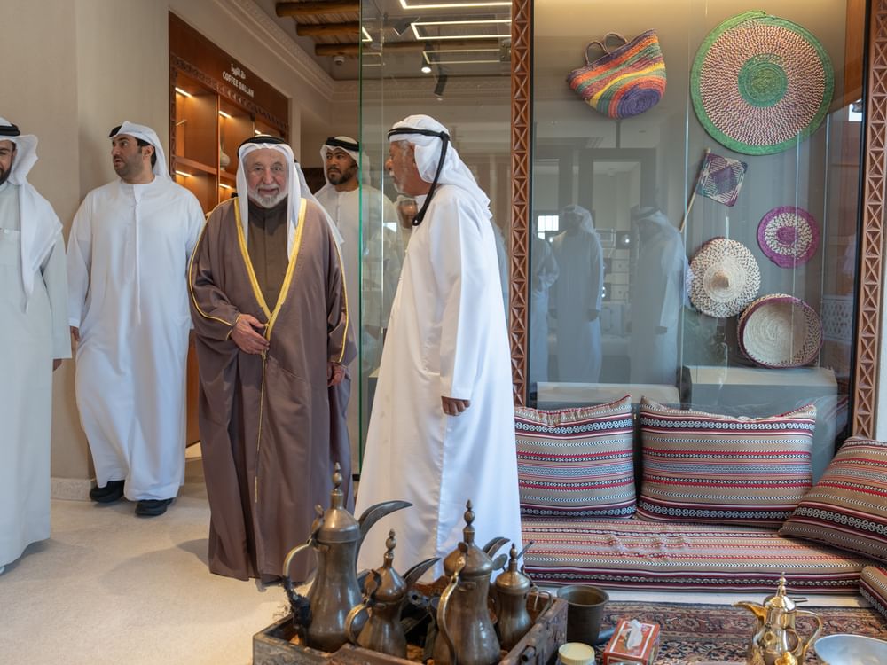 حاكم الشارقة يفتتح سوق فِلي التراثي