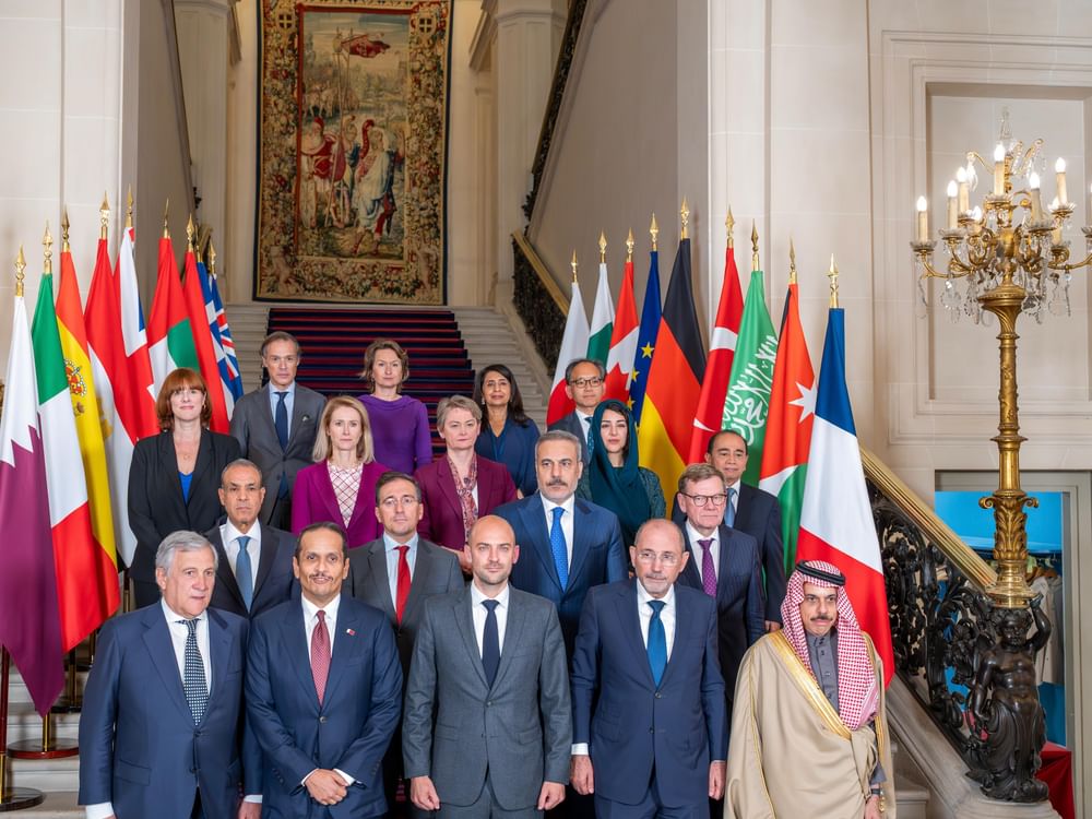Reem Al Hashimy participates in high-level meeting in Paris to discuss implementation of US peace plan