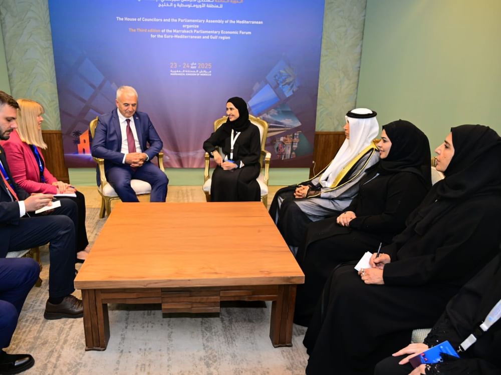 "الوطني الاتحادي" يبحث تعزيز التعاون مع برلمان الجبل الأسود
