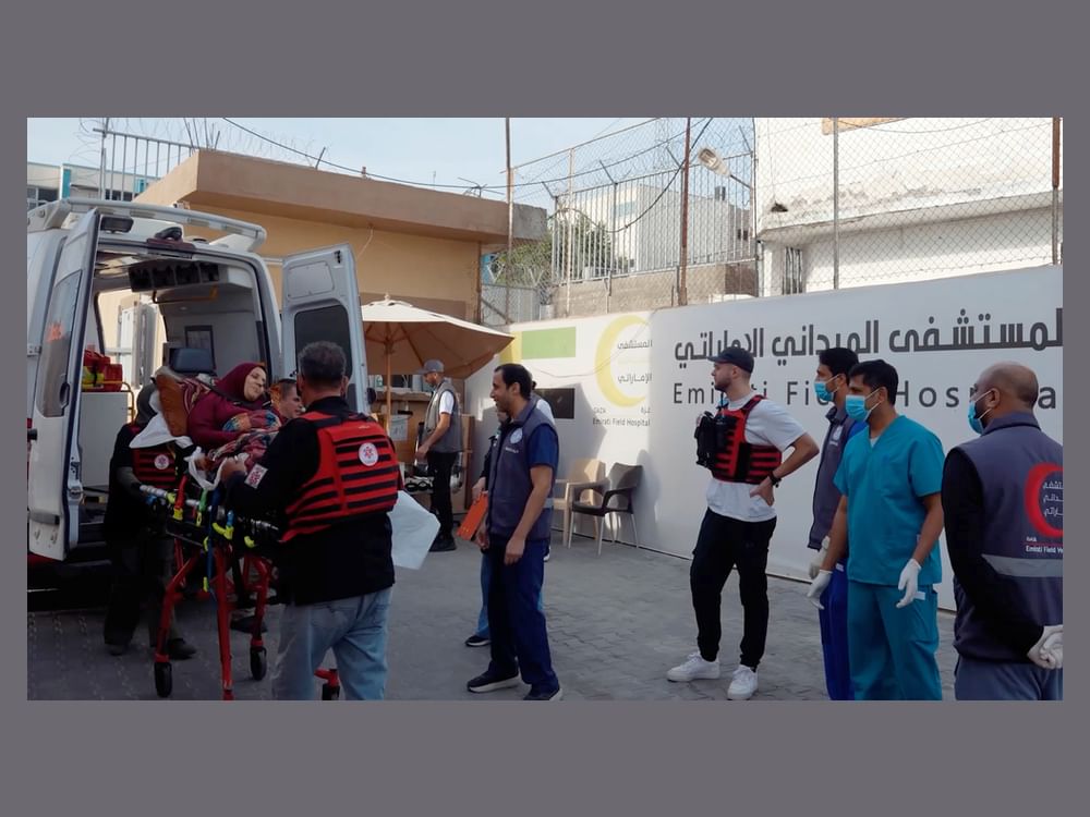 غزہ میں متحدہ عرب امارات کا فیلڈ اسپتال طبی خدمات کی فراہمی جاری رکھے ہوئے ہے