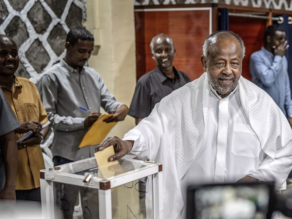 Djibouti leader Guelleh claims sixth straight term