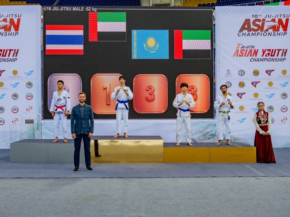 UAE wins 15 medals on opening day of Jiu-Jitsu Asian Youth Championship in Kazakhstan