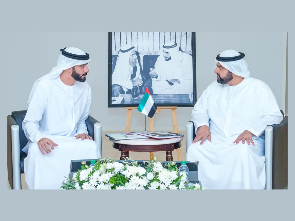 Príncipe Herdeiro de Fujairah recebe o ministro da Cultura