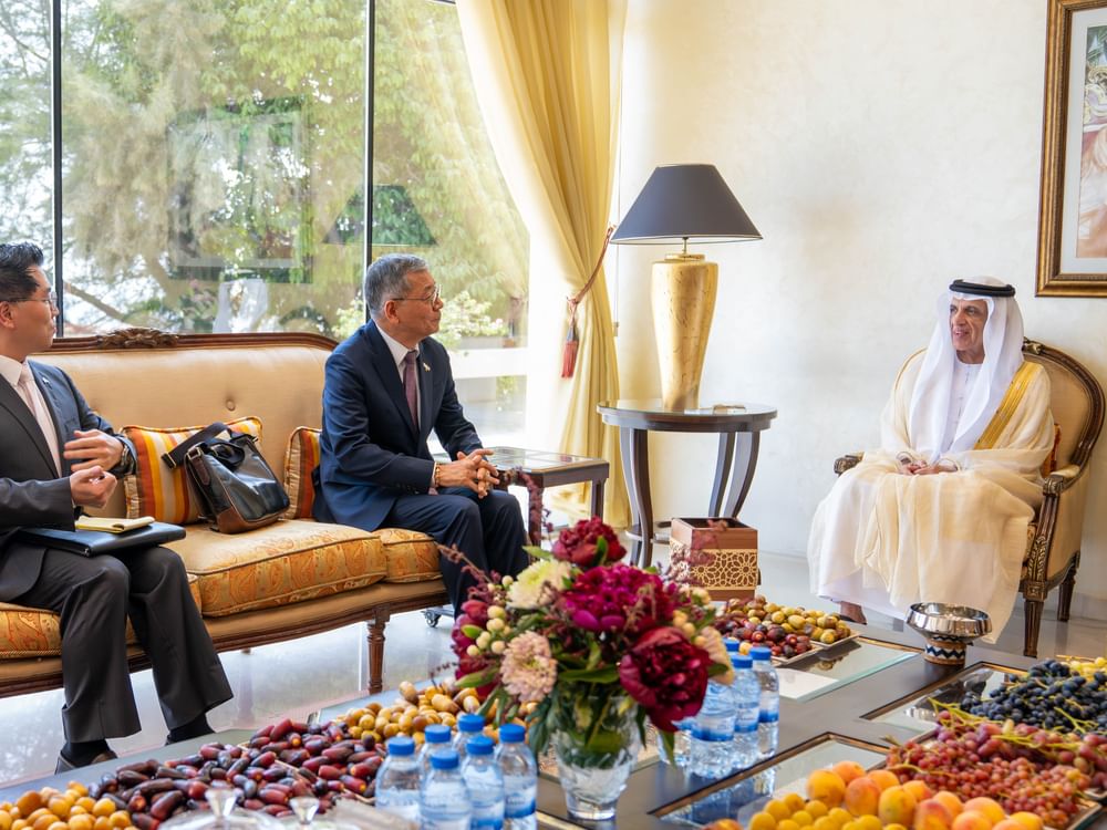 RAK Ruler receives outgoing Korean Ambassador