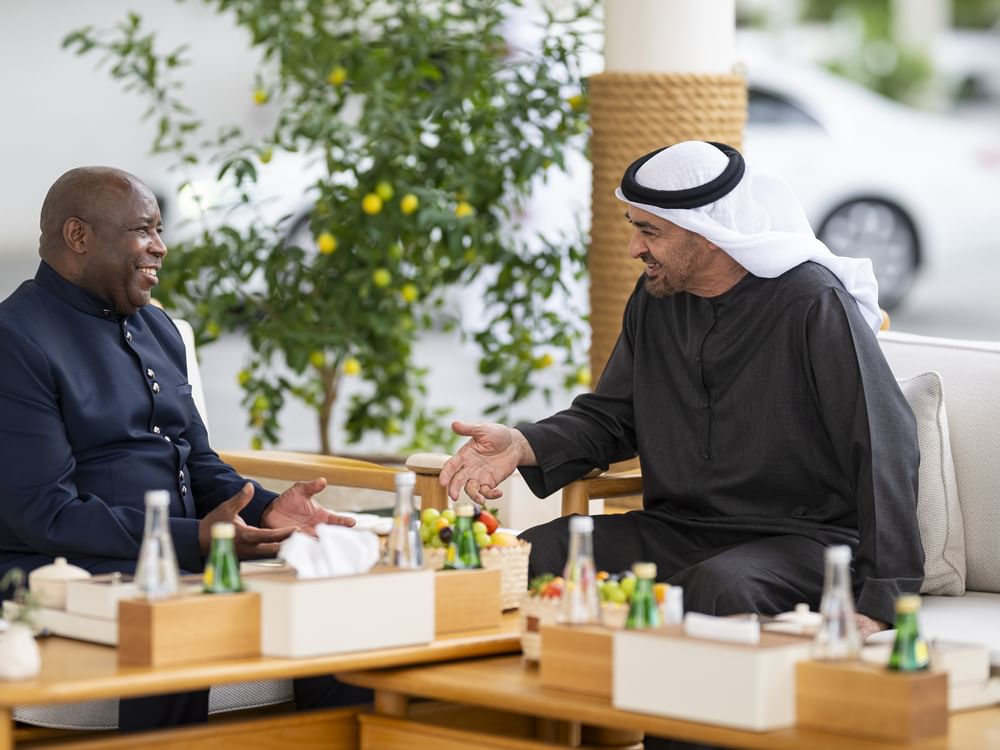 UAE President receives President of Burundi