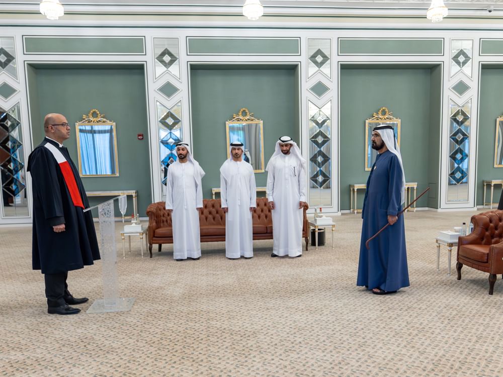 Mohammed bin Rashid presides over swearing-in ceremony of 35 new judges at Dubai Courts