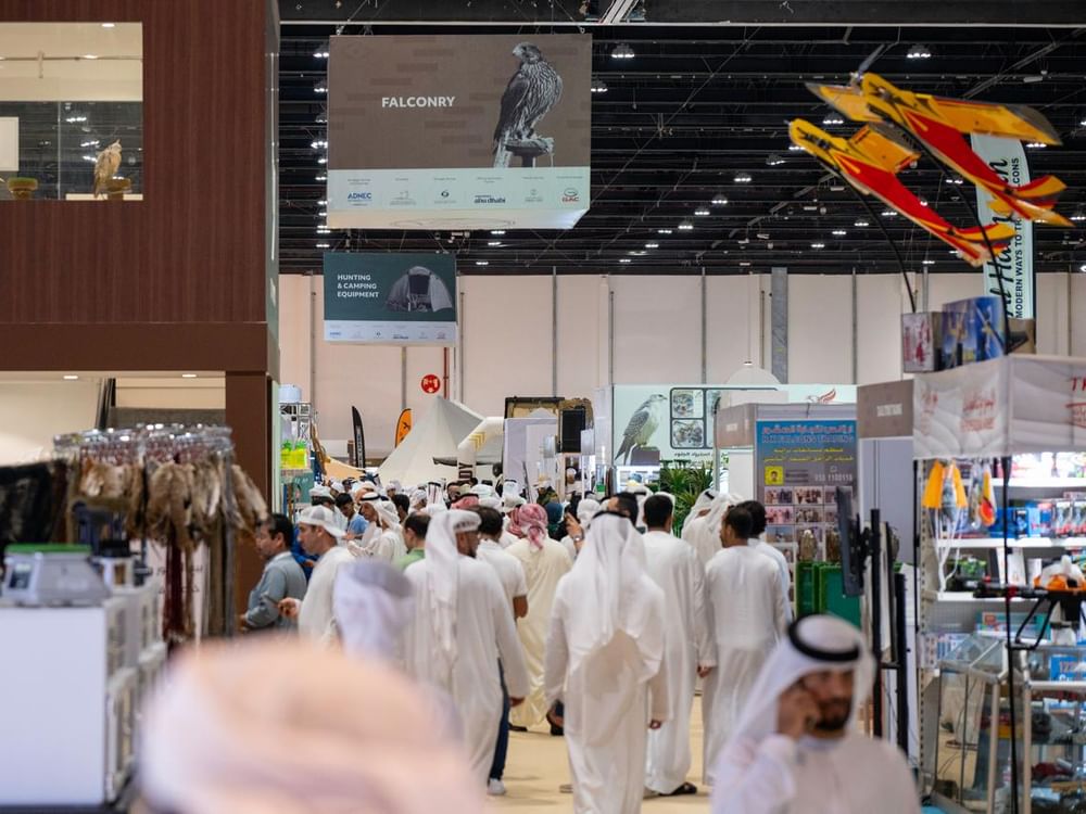"معرض أبوظبي للصيد والفروسية" يحتفي بالابتكارات والحرف اليدوية