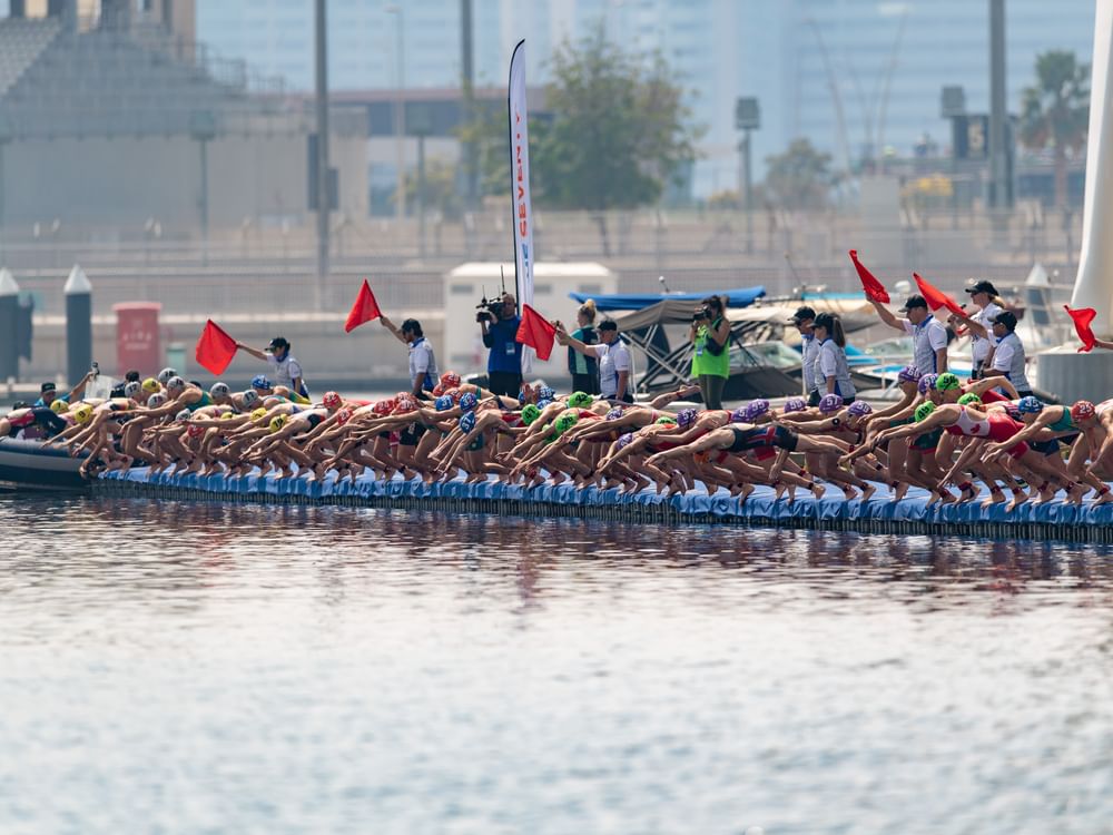 Abu Dhabi prepares to host opening race of Global World Triathlon championship series 2024