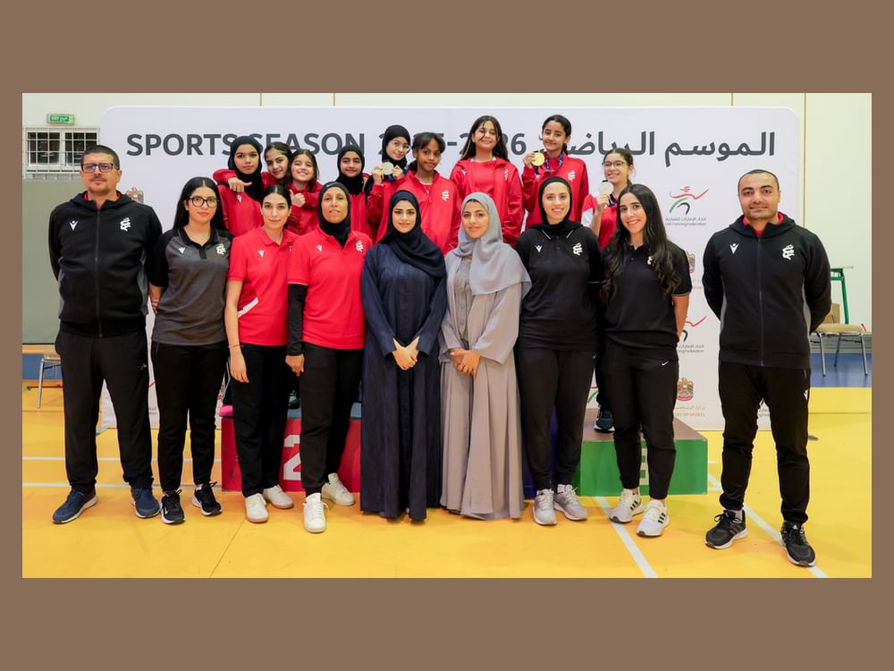 21 ميدالية لنادي الشارقة الرياضي للمرأة في كأس الإمارات للمبارزة