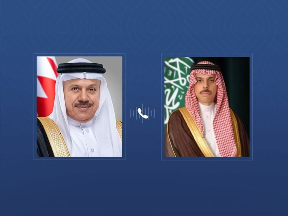 وزيرا خارجية السعودية والبحرين يبحثان هاتفياً تداعيات الاعتداءات الإيرانية على دول مجلس التعاون