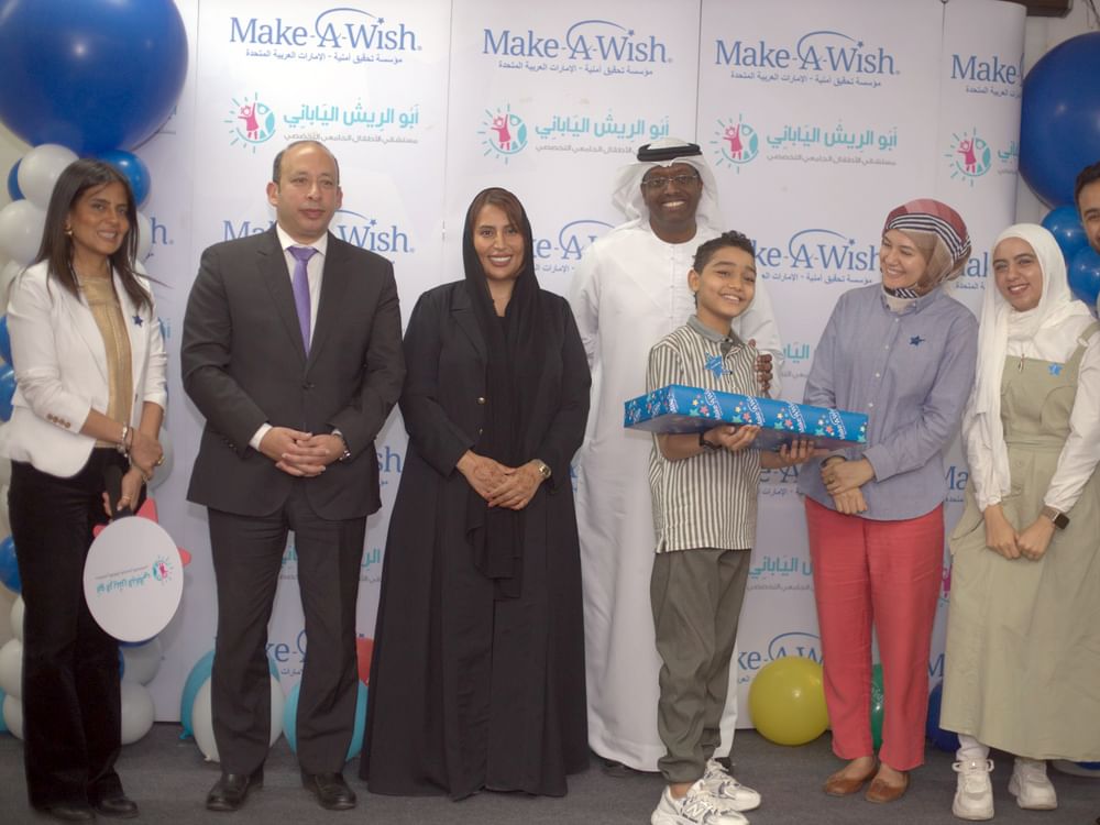 'Make-A-Wish Foundation UAE' fulfills wishes of nine sick children at Abu ElReesh Japanese Children's Hospital in Cairo