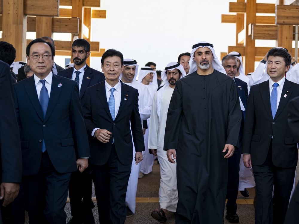 Crown Prince of Abu Dhabi visits UAE Pavilion at Expo 2025 Osaka