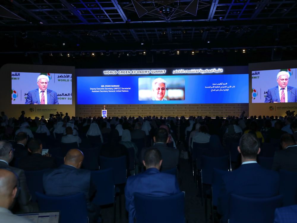 القمة العالمية للاقتصاد الأخضر بدورتها الـ 12 تناقش سبل توسيع النماذج المستدامة