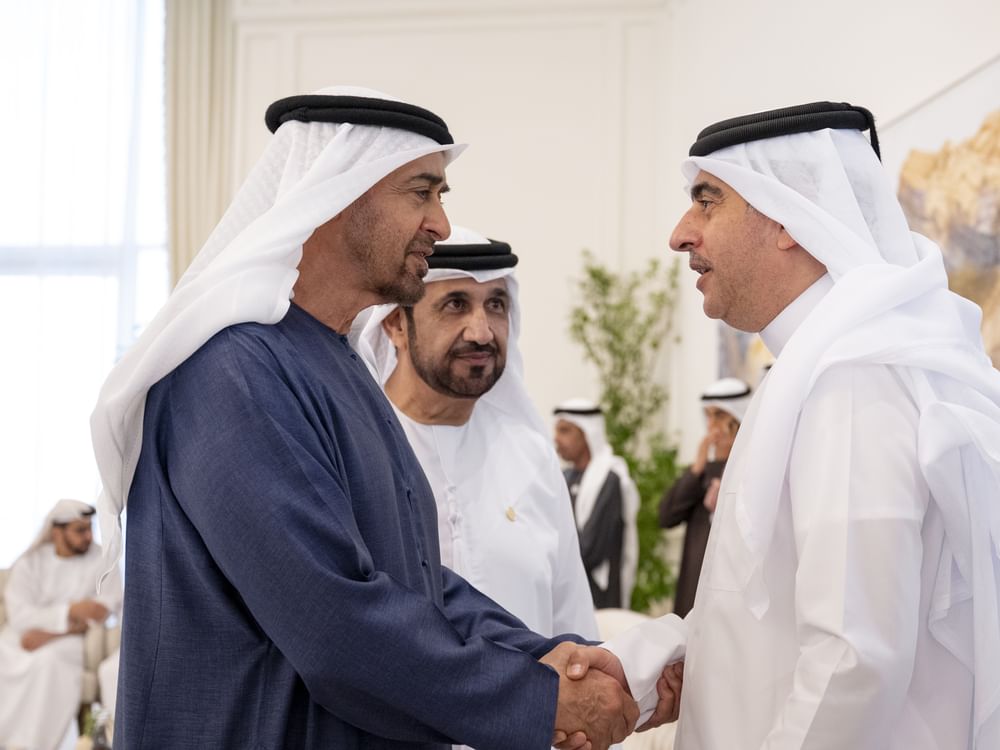UAE President receives Arab Parliament delegation