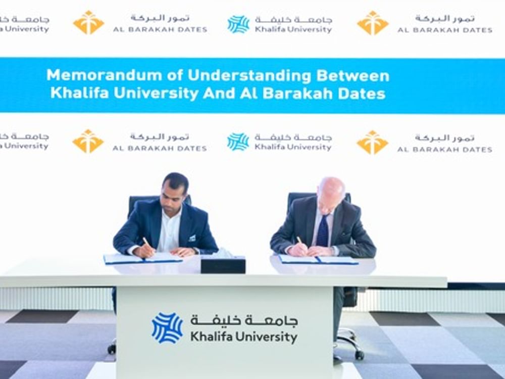 تعاون بحثي بين جامعة خليفة و"تمور البركة"