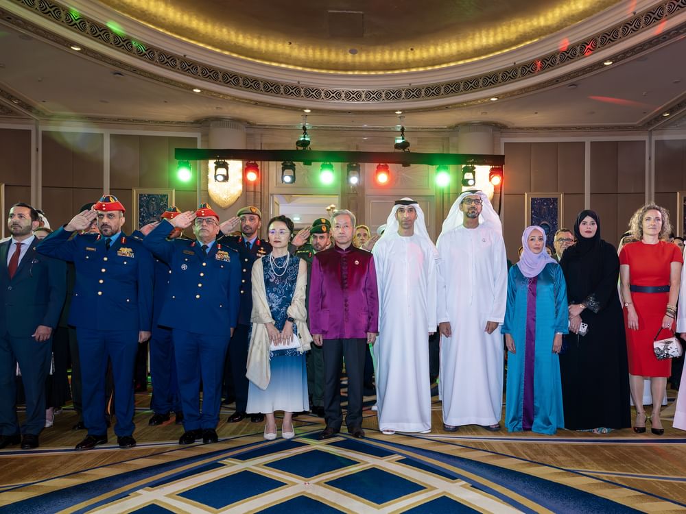 Thani Al Zeyoudi attends Chinese Embassy National Day reception